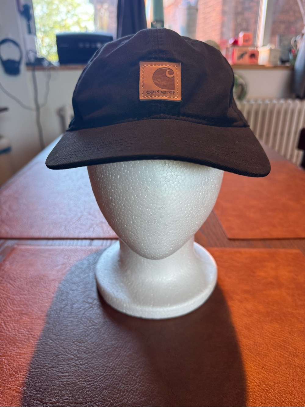 Carhartt Black Canvas Logo Cap